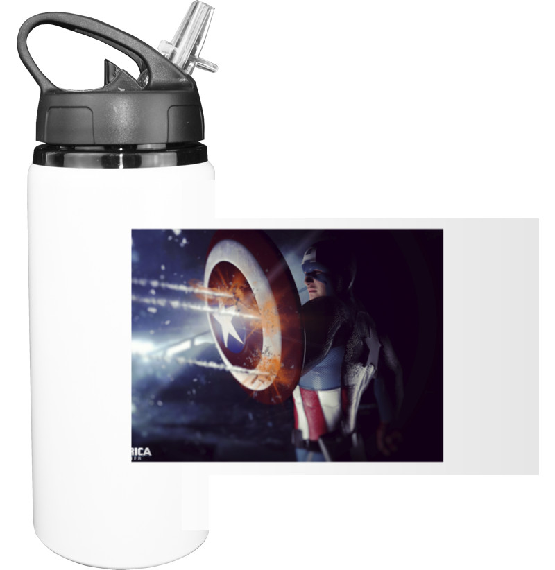 Sport Water Bottle - Captain-America-8 - Mfest