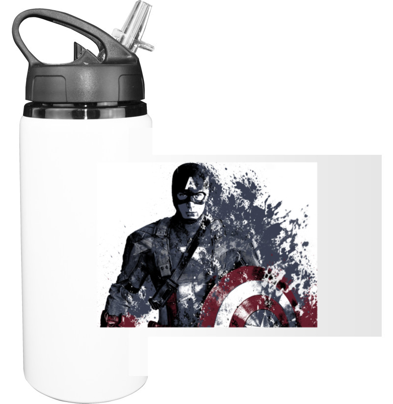 Sport Water Bottle - Captain-America-7 - Mfest