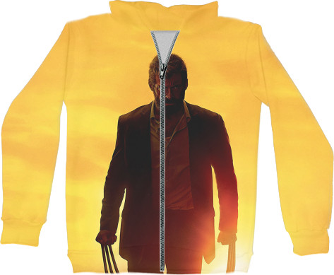 Kids' Zip-through Hoodie 3D - Logan-4 - Mfest