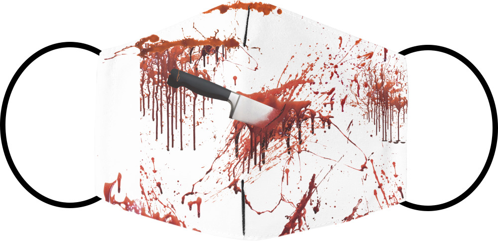 Face Mask - blood full - Mfest