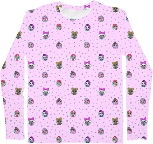 Men's Longsleeve Shirt 3D - lol doll pattern - Mfest