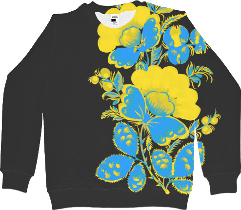 Women's Sweatshirt 3D - Petrikivsky painting - Mfest