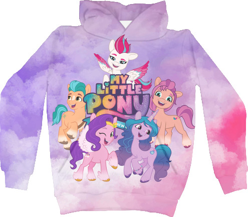 Unisex Hoodie 3D - My little pony 2 - Mfest