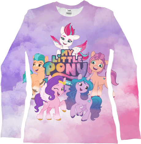 Women's Longsleeve Shirt 3D - My little pony 2 - Mfest