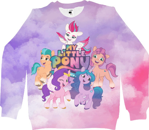 Kids' Sweatshirt 3D - My little pony 2 - Mfest