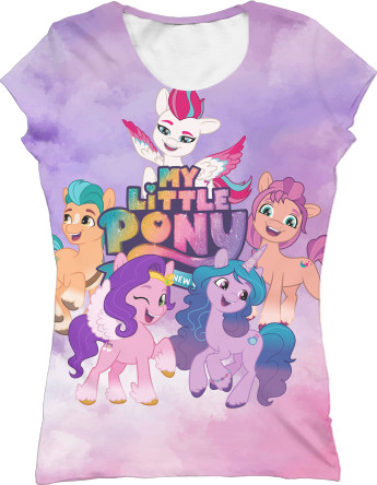 Women's T-Shirt 3D - My little pony 2 - Mfest