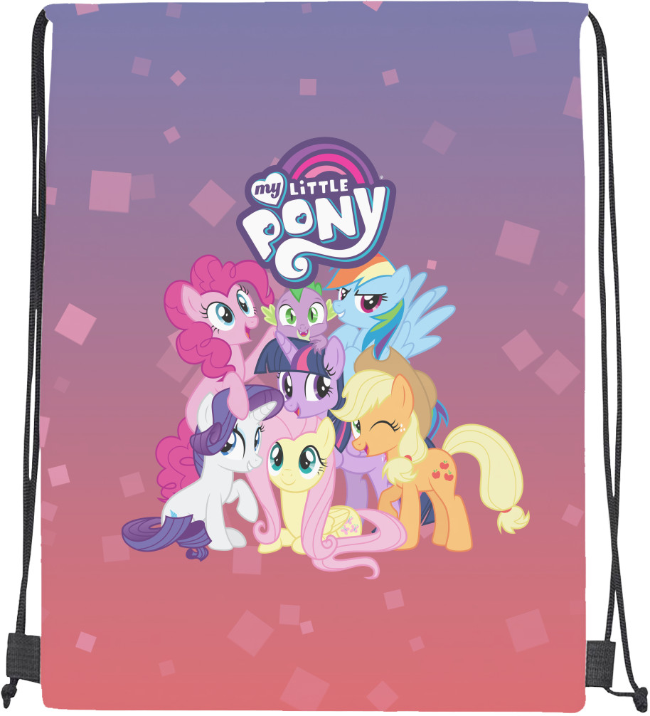 Drawstring Bag - My little pony - Mfest