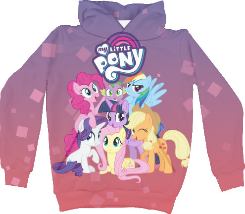 Unisex Hoodie 3D - My little pony - Mfest