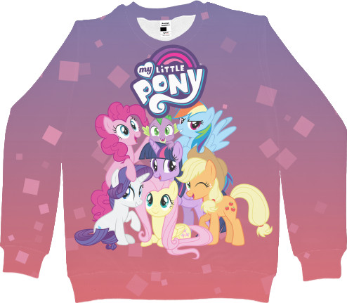 Kids' Sweatshirt 3D - My little pony - Mfest