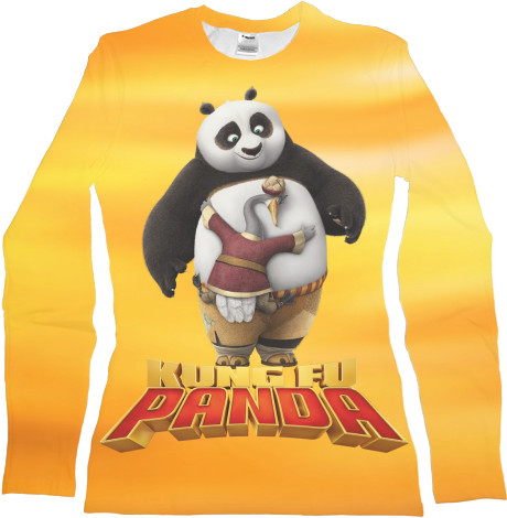 Women's Longsleeve Shirt 3D - Kung Fu Panda - Mfest