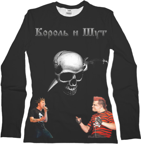 Women's Longsleeve Shirt 3D - King and Jester 4 - Mfest