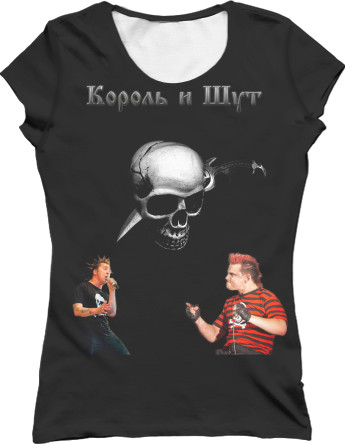 Women's T-Shirt 3D - King and Jester 4 - Mfest