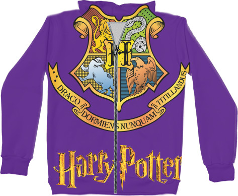 Kids' Zip-through Hoodie 3D - HARRY POTTER / HARRY POTTER 10 - Mfest