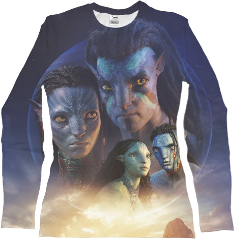 Women's Longsleeve Shirt 3D - Avatar 2 - Mfest