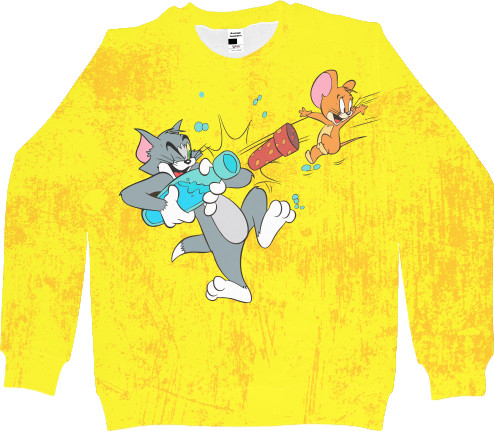 Men's Sweatshirt 3D - Tom and Jerry - Mfest