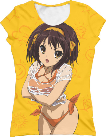 Women's T-Shirt 3D - Suzumiya Haruhi no Yuutsu - Mfest