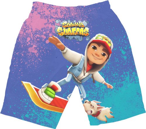 Men's Shorts 3D - SUBWAY SURFERS 2 - Mfest