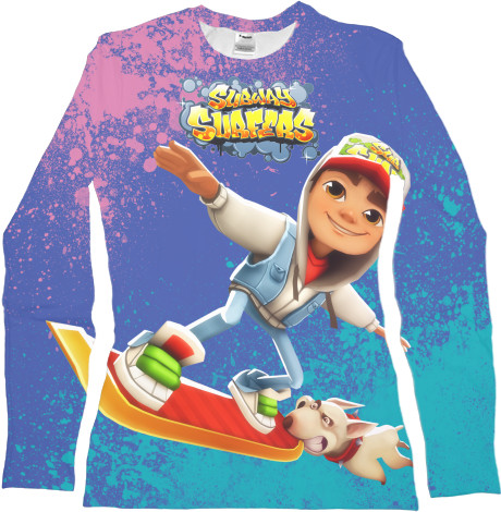 Women's Longsleeve Shirt 3D - SUBWAY SURFERS 2 - Mfest