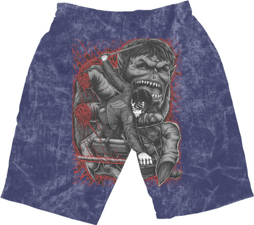 Men's Shorts 3D - Shingeki no Kyojin - Mfest