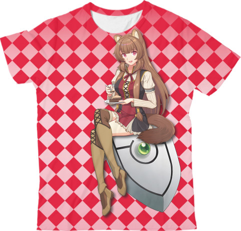 Kids' T-Shirt 3D - Raphtalia Otaku 7 - Mfest