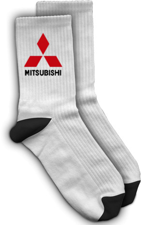 Mitsubishi Logo White