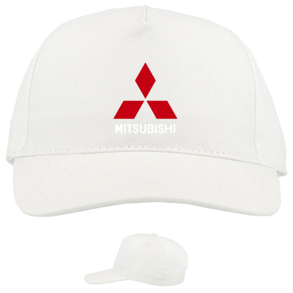 Baseball Caps - 5 panel - Mitsubishi Logo Black - Mfest