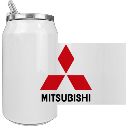 Термобанка - Mitsubishi Logo White - Mfest