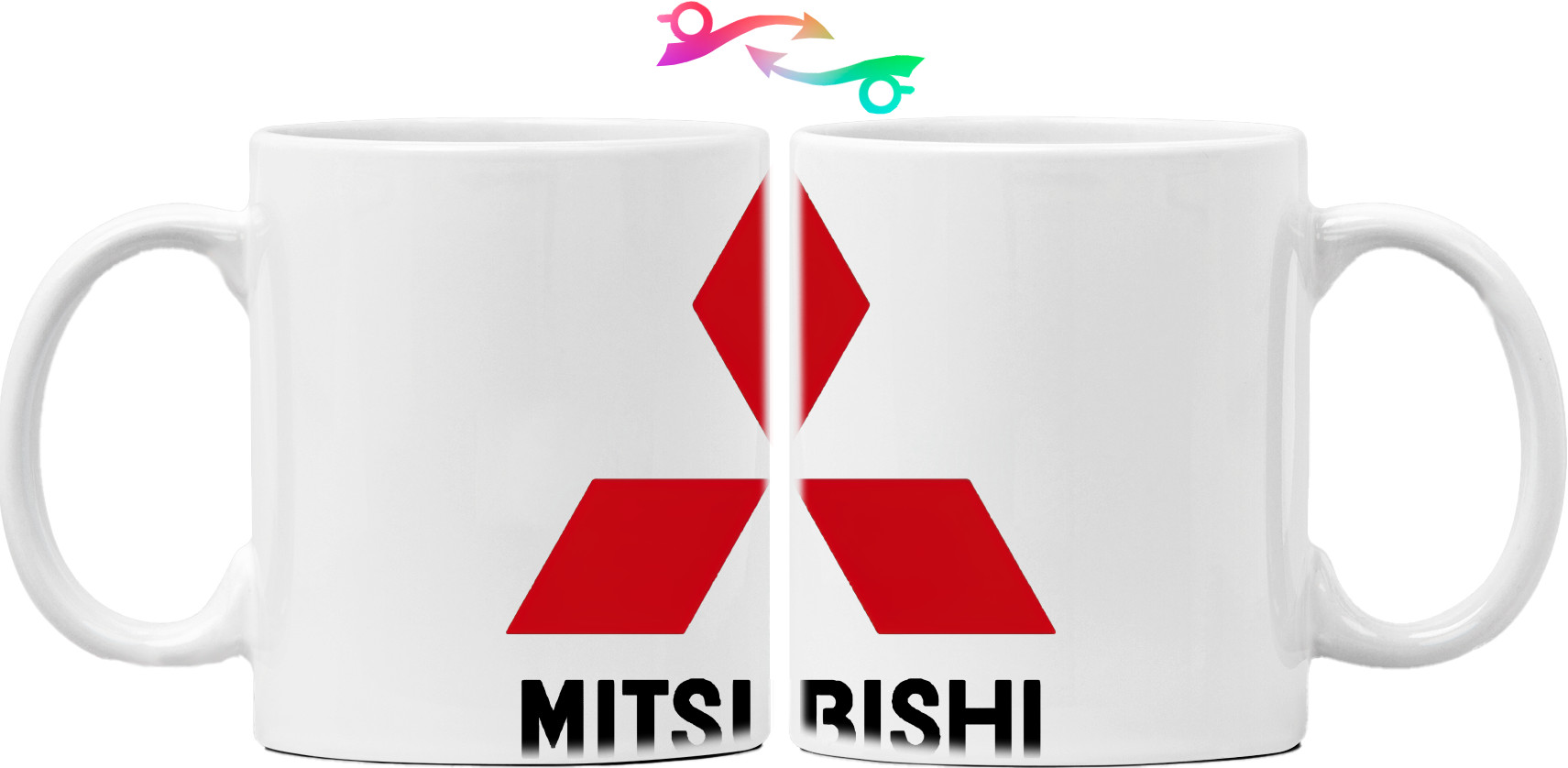 Mitsubishi Logo White