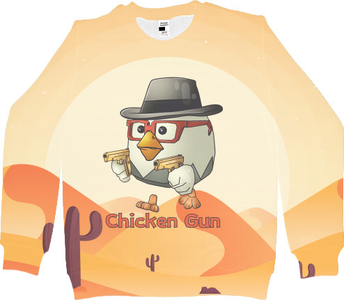 Kids' Sweatshirt 3D -  Chicken Gun 12 - Mfest