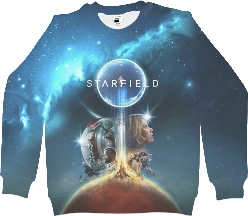 Kids' Sweatshirt 3D - Starfield - Mfest