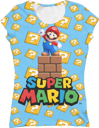 Women's T-Shirt 3D - Super Mario - Mfest