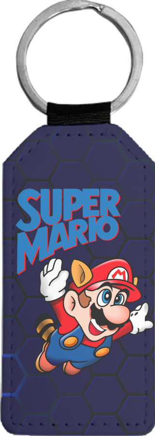 Rectangular Keychain - Mario - Mfest