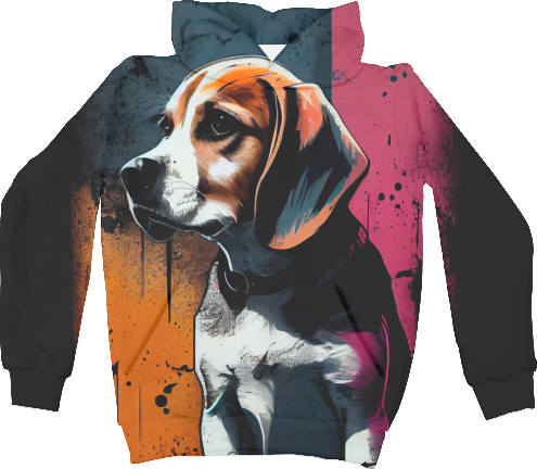 Unisex Hoodie 3D - Beagle 2 - Mfest