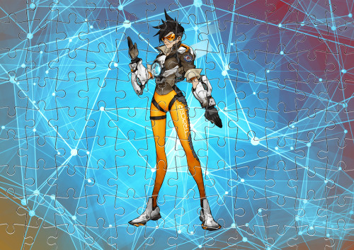 Пазл - Tracer Overwatch - Mfest