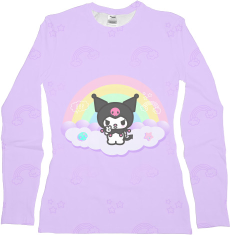 Women's Longsleeve Shirt 3D - KUROMI fun - Mfest