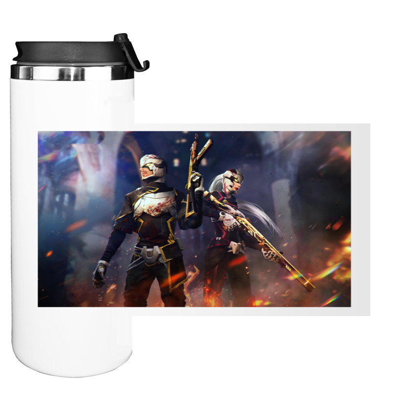 Water Bottle on Tumbler - Garena Free Fire 1 - Mfest