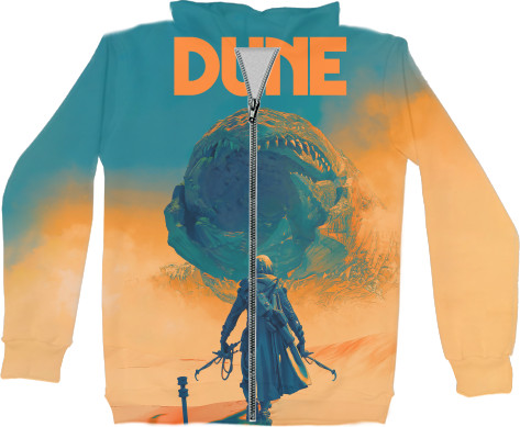 Unisex Zip-through Hoodie 3D - Dune 2 - Mfest