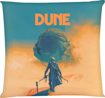 Square Throw Pillow - Dune 2 - Mfest