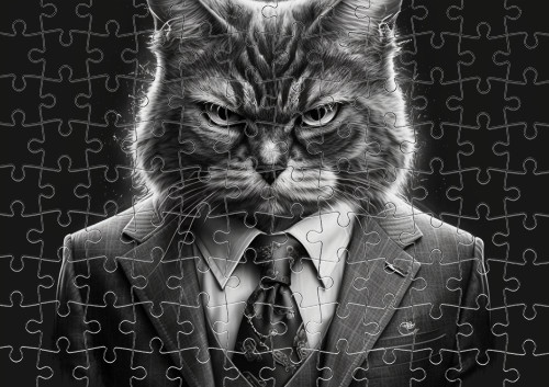 Puzzle - cat man - Mfest