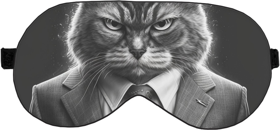 Sleep Mask 3D - cat man - Mfest