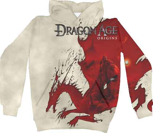 Unisex Hoodie 3D - dragon age - Mfest