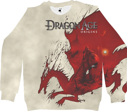 Women's Sweatshirt 3D - dragon age - Mfest