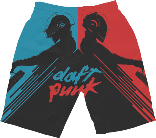 Men's Shorts 3D - Daft Punk 9 - Mfest