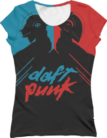 Women's T-Shirt 3D - Daft Punk 9 - Mfest