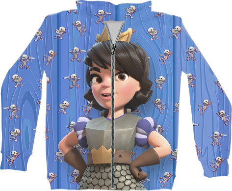 Kids' Zip-through Hoodie 3D - Clash Royale 3 - Mfest