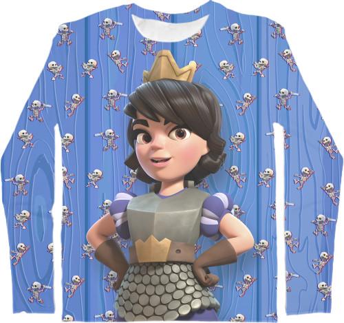 Kids' Longsleeve Shirt 3D - Clash Royale 3 - Mfest