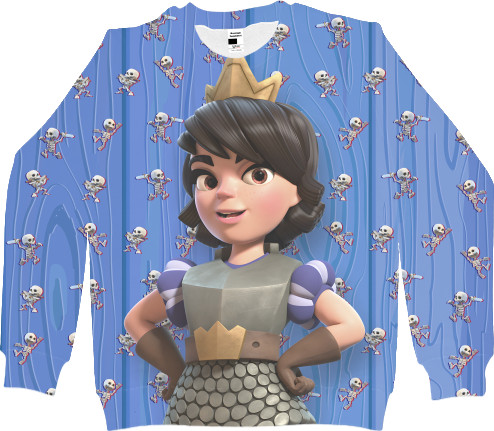 Women's Sweatshirt 3D - Clash Royale 3 - Mfest