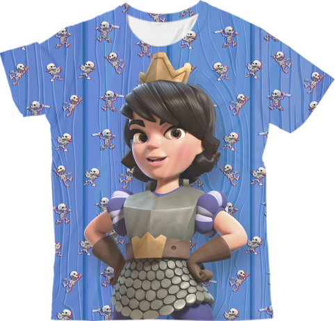 Kids' T-Shirt 3D - Clash Royale 3 - Mfest