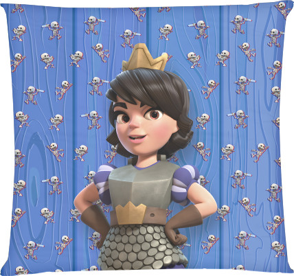 Square Throw Pillow - Clash Royale 3 - Mfest