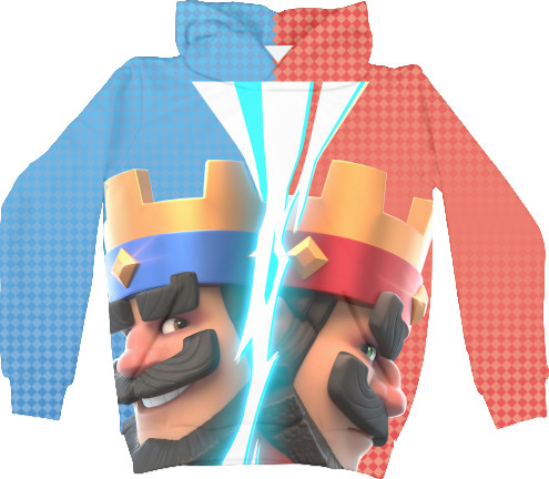 Худі 3D Унісекс - Clash Royale - Mfest